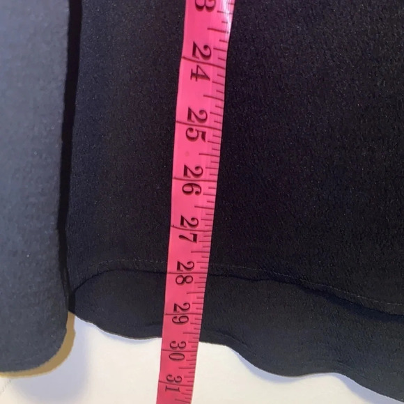 Torrid crepe mesh dot flutter sleeve peplum  blouse - Picture 7 of 12